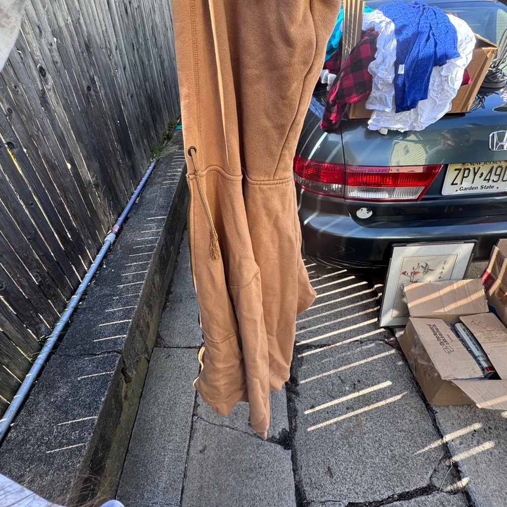 Men's Brown Hooded Coat